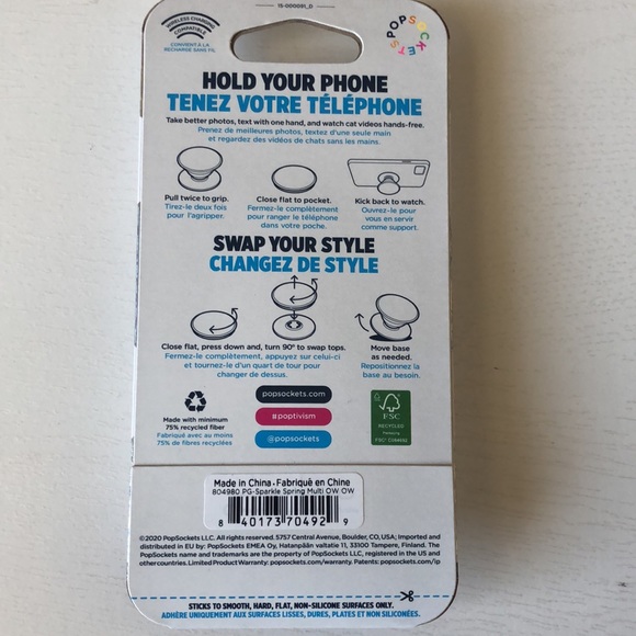 Popsockets Premium PopGrip Glitter - Picture 4 of 7